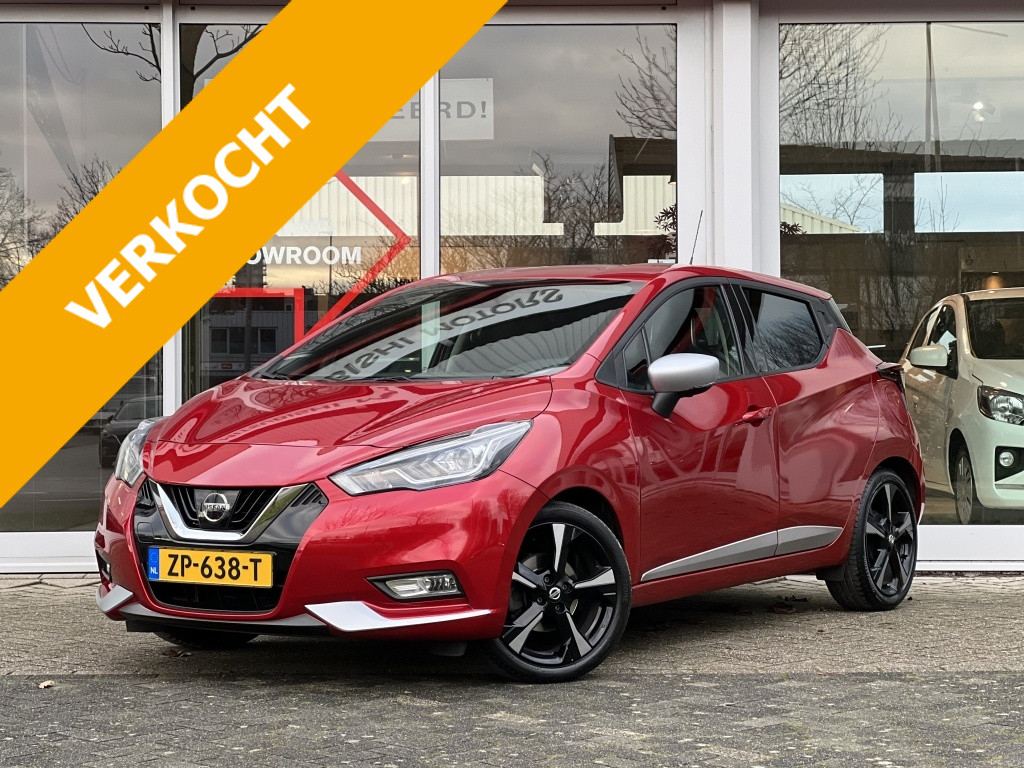 Nissan Micra 0.9 IG-T 90pk Tekna VERKOCHT | Trekhaak | Navigatie | 360-Camera | LED | Blind Spot