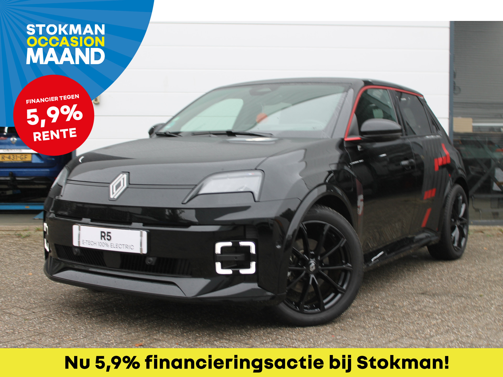 Renault 5 comfort range Iconic Black Cinq - 52 kWh | Speciale Editie | Lederen bekleding | Harman Kardon | DEMO VRAAG NAAR DE BESCHIKBAARHEID