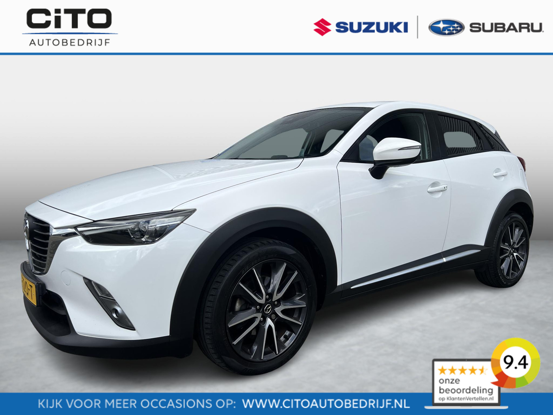 Mazda CX-3 2.0 SkyActiv-G 120 SkyLease GT | Trekhaak | Navigatie Full Map | Lederen Interieur | 18' LM Velgen | Head-up Display