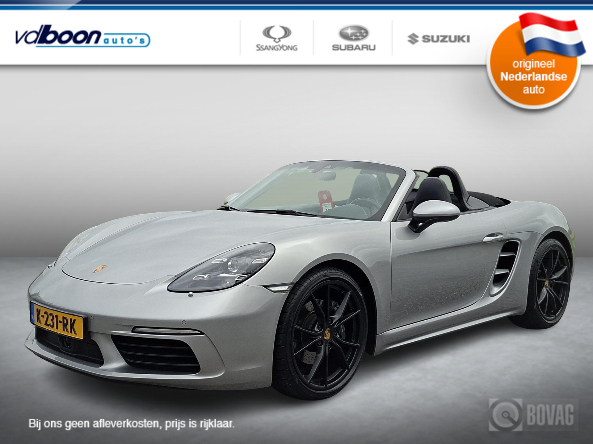 Porsche 718 Boxster 2.0 NL-auto 1e eigenaar | rijklaarprijs | Uniek !!