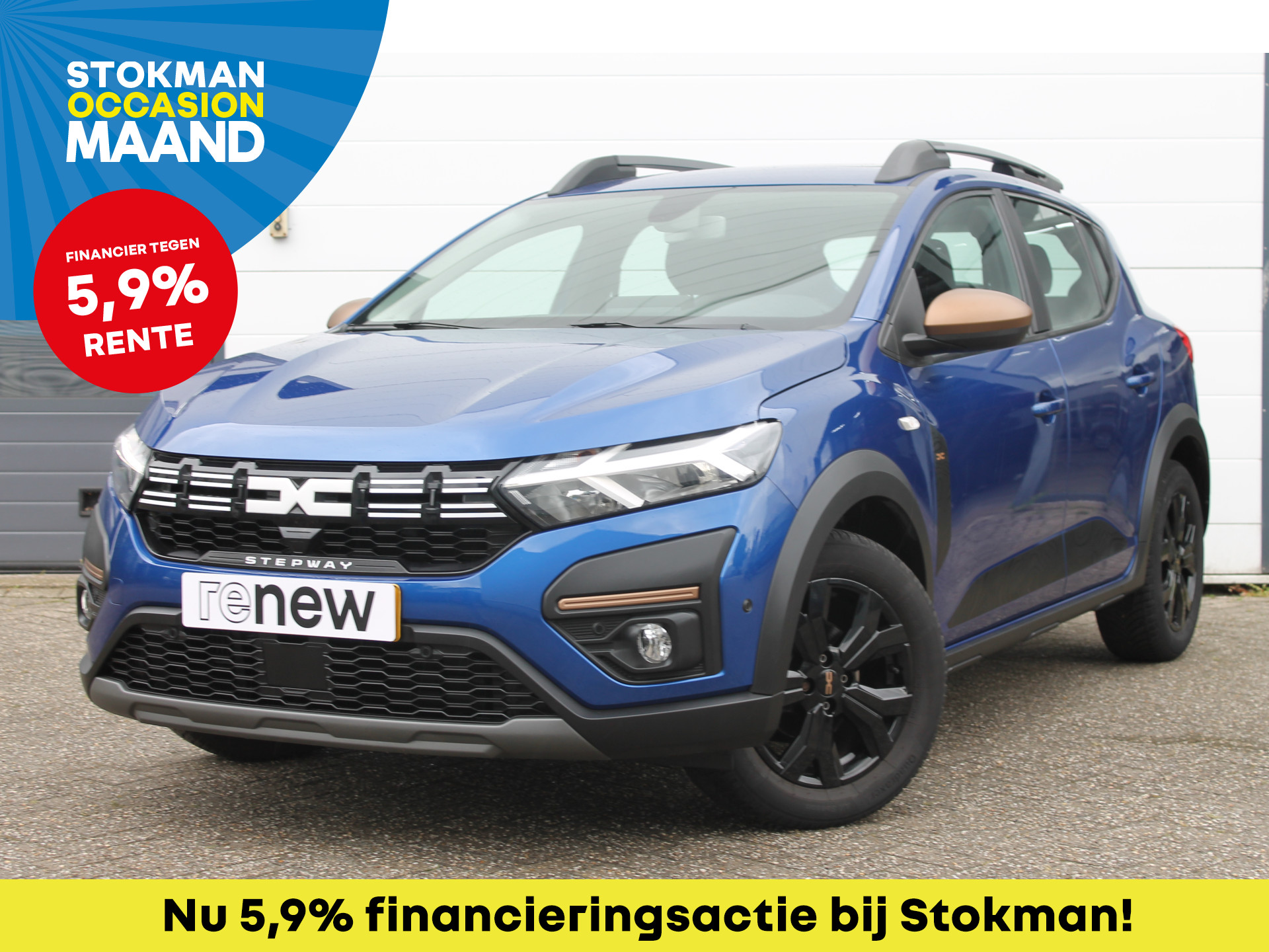 Dacia Sandero Stepway 1.0 TCe 100 PK ECO-G Extreme | Glazen schuifkanteldak | 4 seizoensbanden | Stoelverwarming voor | Pack assist | nog 2 jaar * fabrieksgarantie |