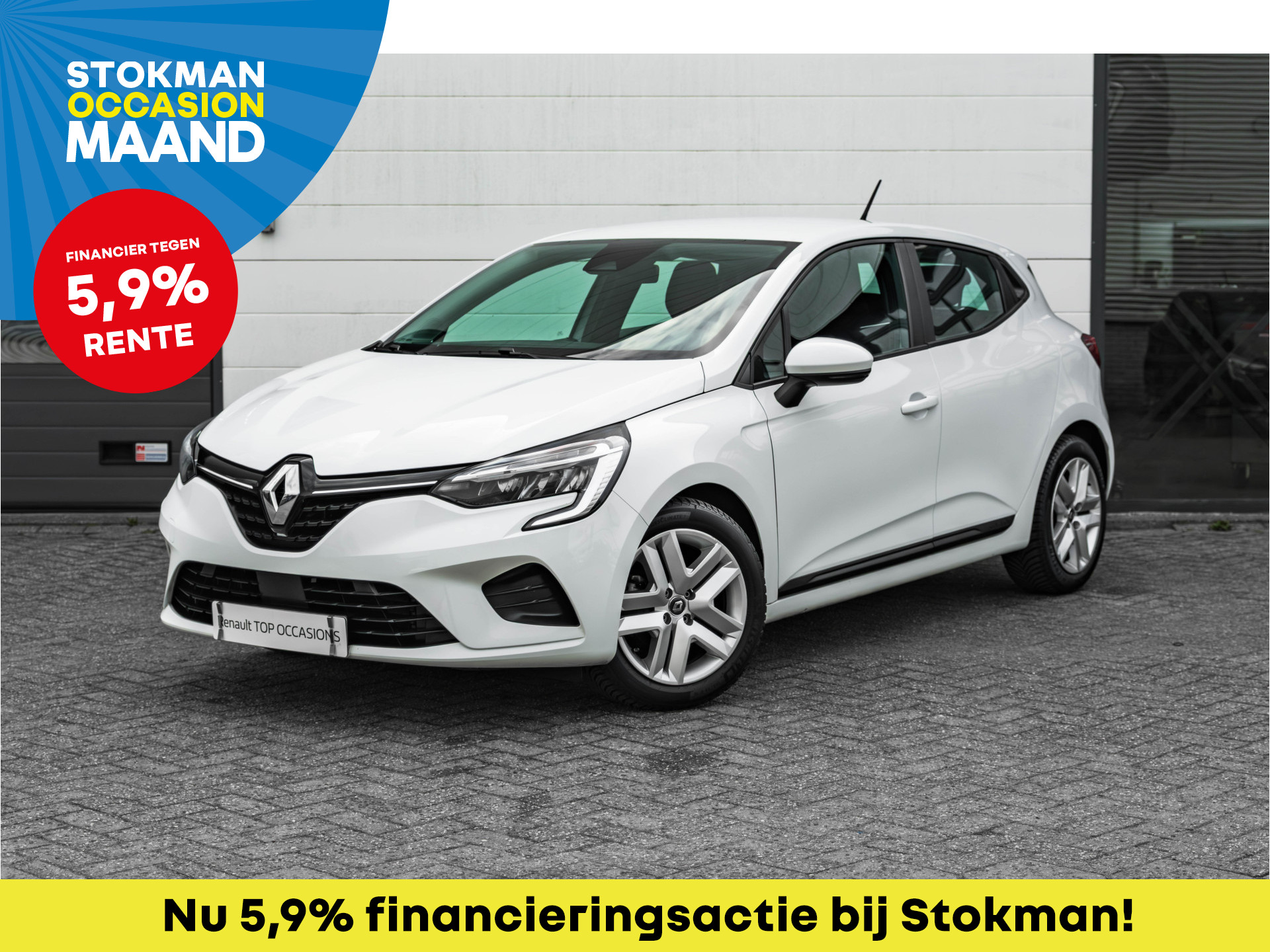 Renault Clio 1.0 TCe 92 PK Bi-Fuel Zen | 4 seizoensbanden | Airco | NAVI | parkeersensoren achter | Apple/Android car play |